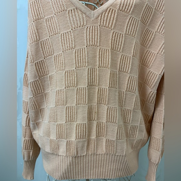 Vintage St. Croix classic knit sweater winter v-neck long sleeves size M - Picture 10 of 10